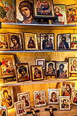 Monastery of Arkadhi, icon shop housed in the old oil storeroom.